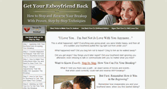 Desktop Screenshot of get-your-exboyfriend-back.com
